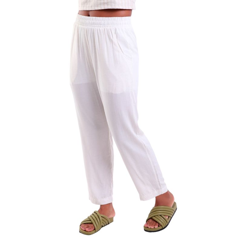 Calça Olimpia Cenoura Off White