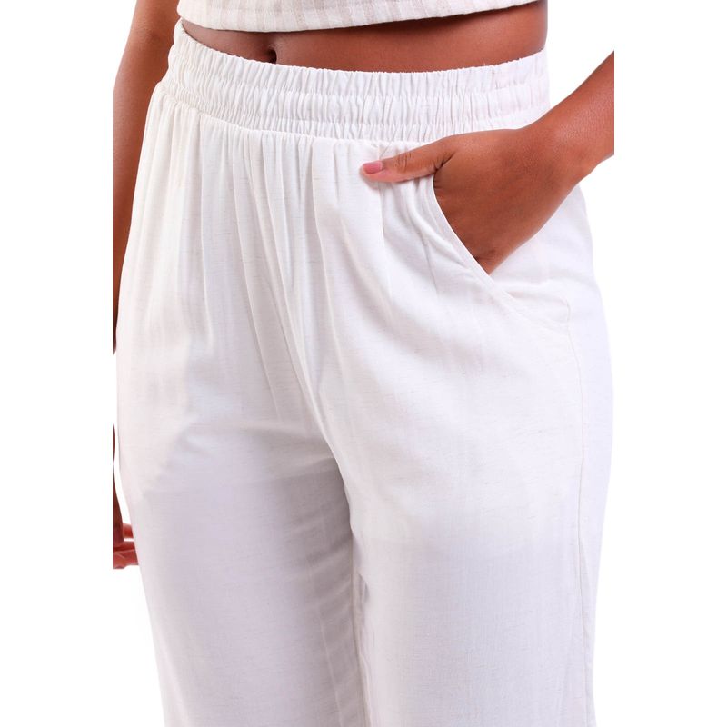 Calça Olimpia Cenoura Off White