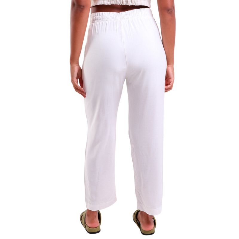 Calça Olimpia Cenoura Off White