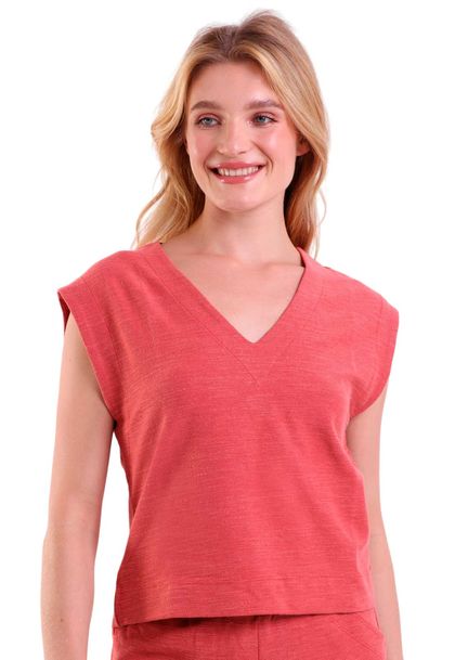 Blusa Flatin Regata Decote V