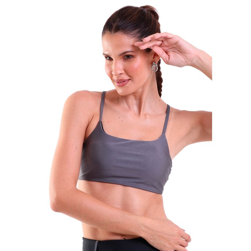 Top Fitness de Alcinha com Bojo Trilobal