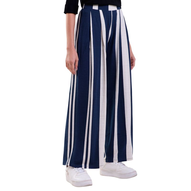 Calça Feminina Listrado Pantalona
