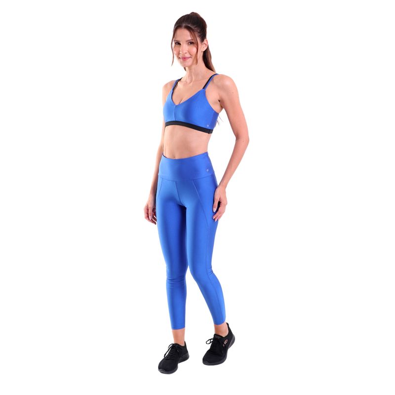Calça Legging Sport Trilobal com Recortes
