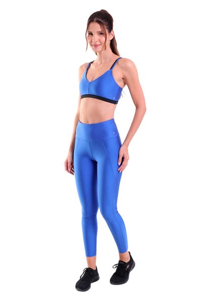Calça Legging Sport Trilobal com Recortes