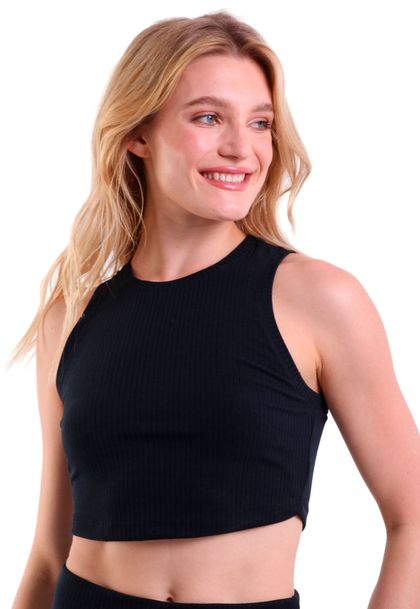 Top Cropped Canelado Vortex Nadador