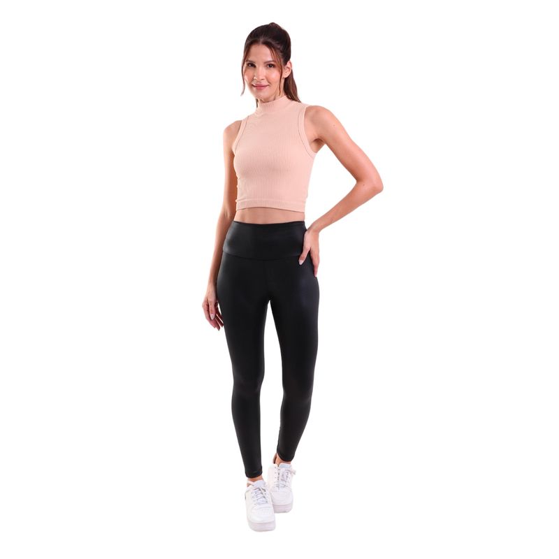 Calça Legging Feminina Cirrê Preto