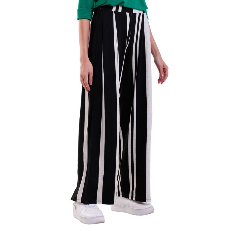 Calça Feminina Listrado Pantalona