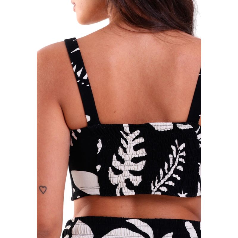 Cropped Feminino de Alcinha Adão Black