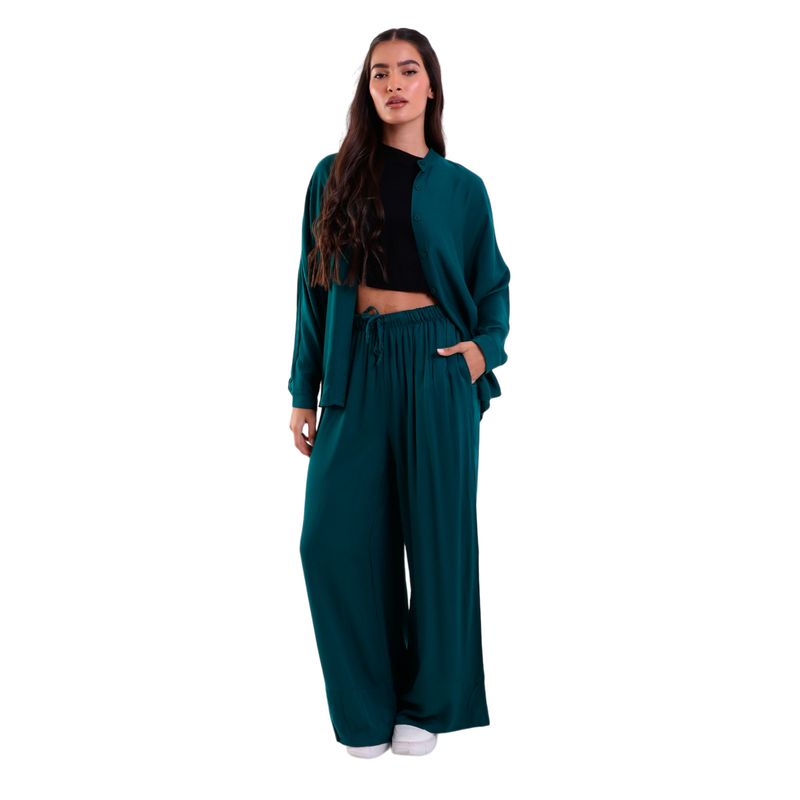 Camisa Feminina Heavy Twill Oversized Manga Longa