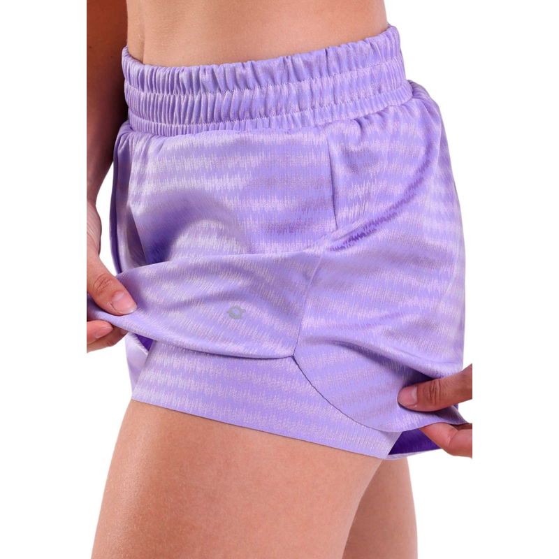 Short Fitness Ikat Dupla Camada Básico Corte À Fio
