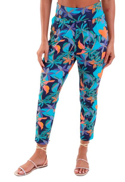 Calça Feminina Fluxy Cós Largo com Bolsos Bioma