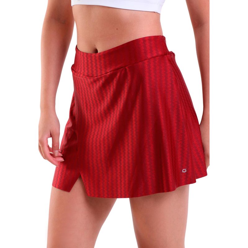 Short Saia Fitness Ikat Corte À Fio