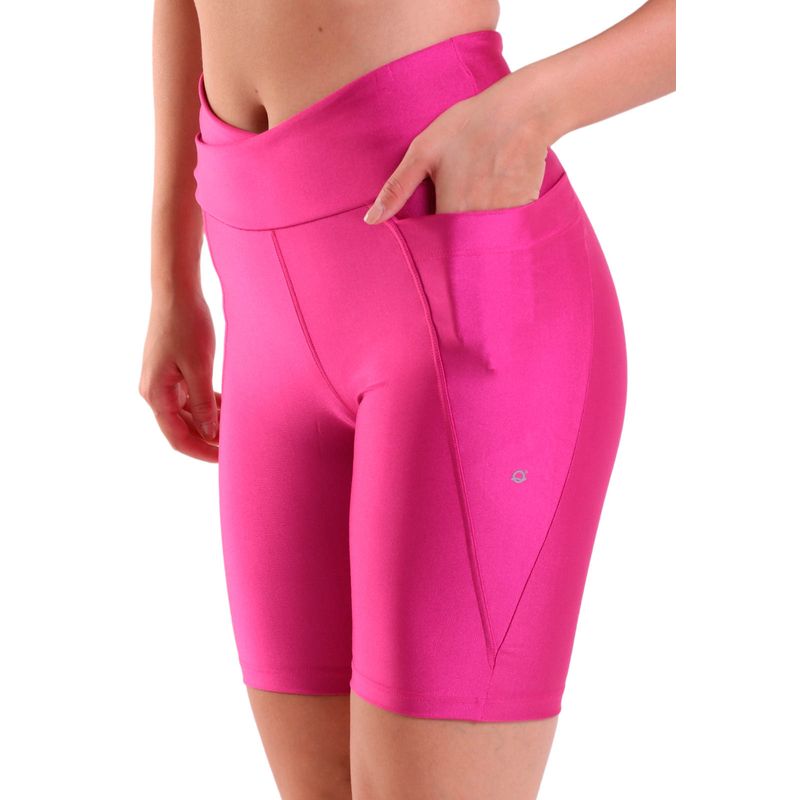 Bermuda Fitness Feminina Cós Transpassado Trilobal