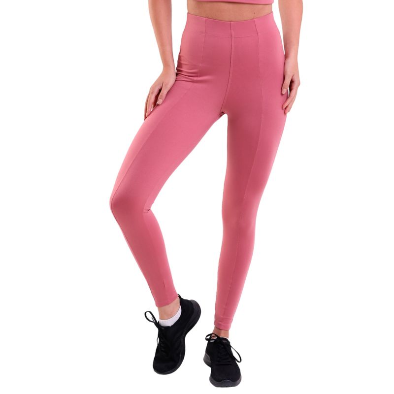 Calça Fitness com Recorte Frontal Skinny Supplex