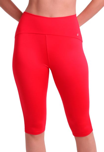 Calça Fitness High Performance Corsário com Cós em Arco