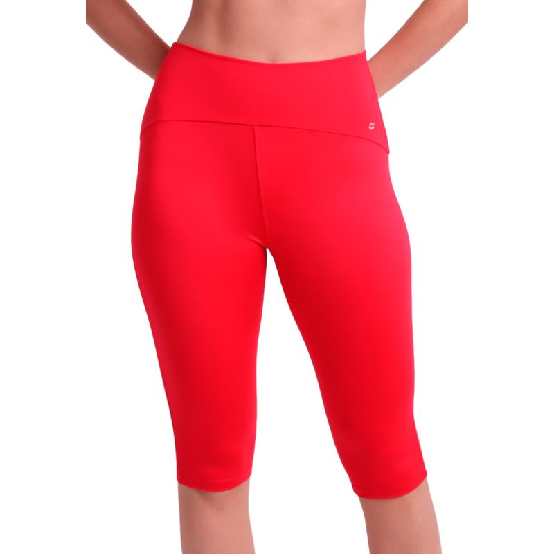 Calça Fitness High Performance Corsário com Cós em Arco