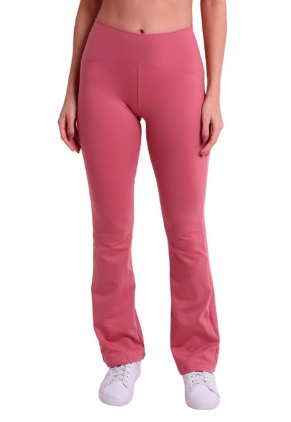 Calça Fitness Flare com Cós em Arco Supplex