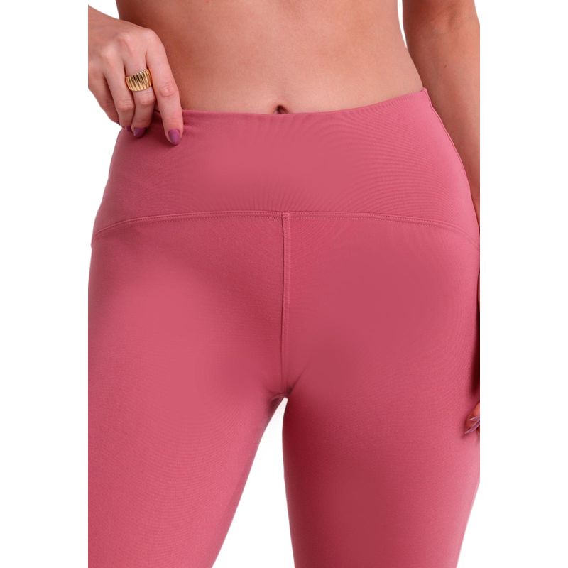 Calça Fitness Flare com Cós em Arco Supplex