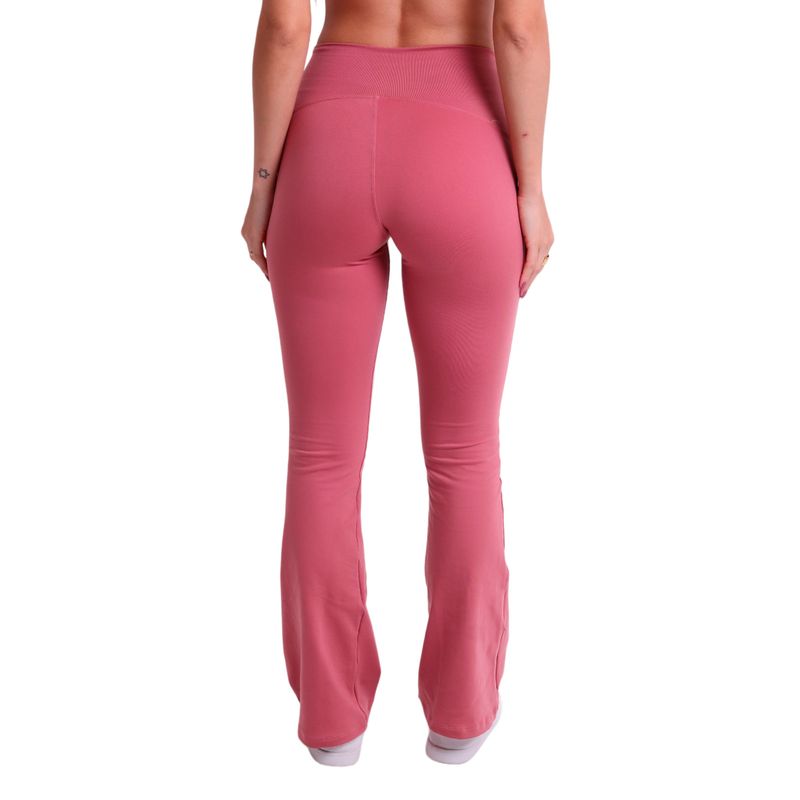 Calça Fitness Flare com Cós em Arco Supplex