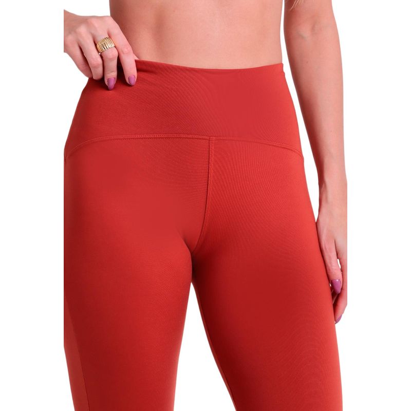 Calça Fitness Flare com Cós em Arco Supplex