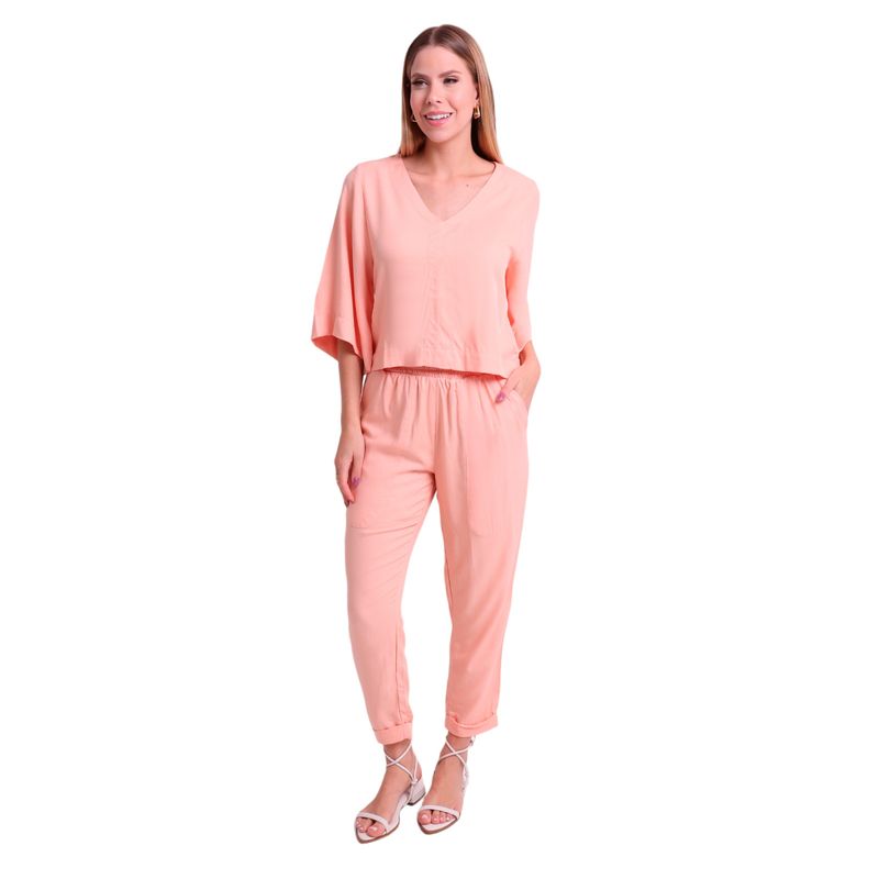 Calça Heavy Twill Reta com Bolso