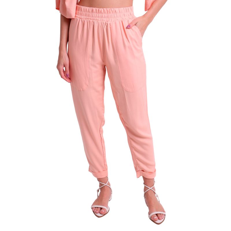Calça Heavy Twill Reta com Bolso