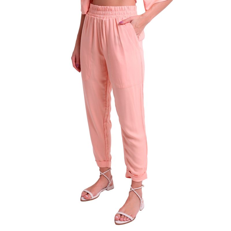Calça Heavy Twill Reta com Bolso