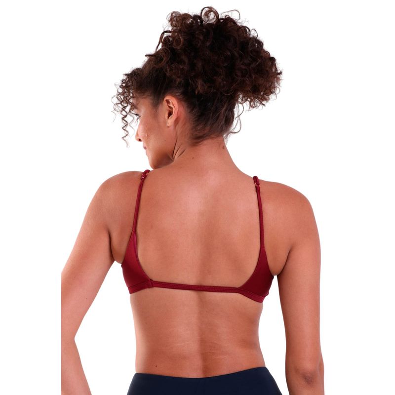Top Fitness De Alcinha Franzido Trilobal