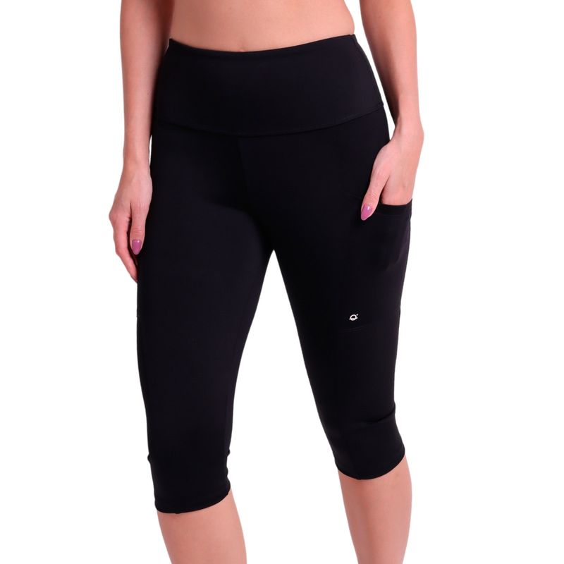 Calça Fitness High Performance Com Recorte e Bolso