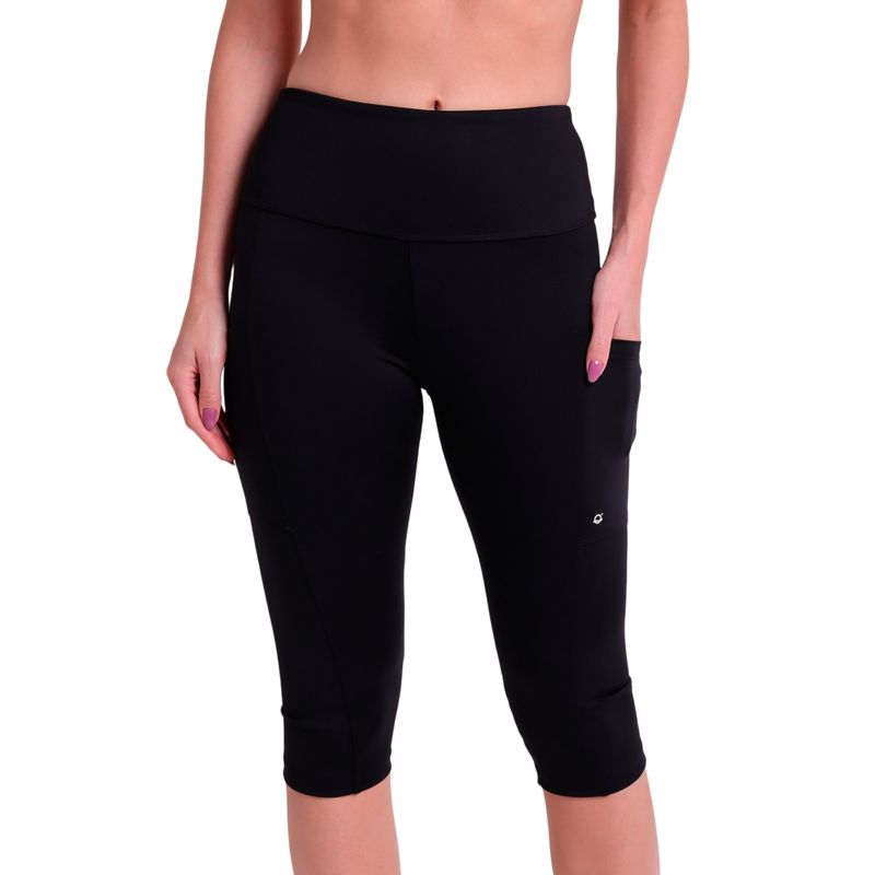 Calça Fitness High Performance Com Recorte e Bolso