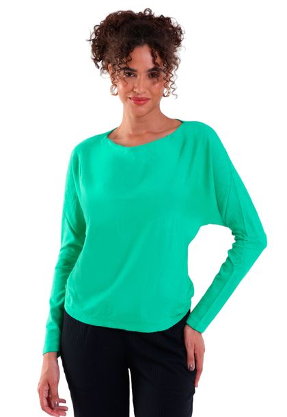 Blusa Feminina Manga Longa Gola Careca Tamanho Universal