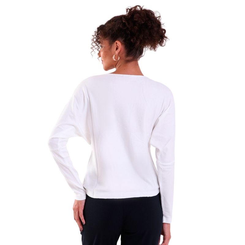 Blusa Feminina Manga Longa Gola Careca Tamanho Universal