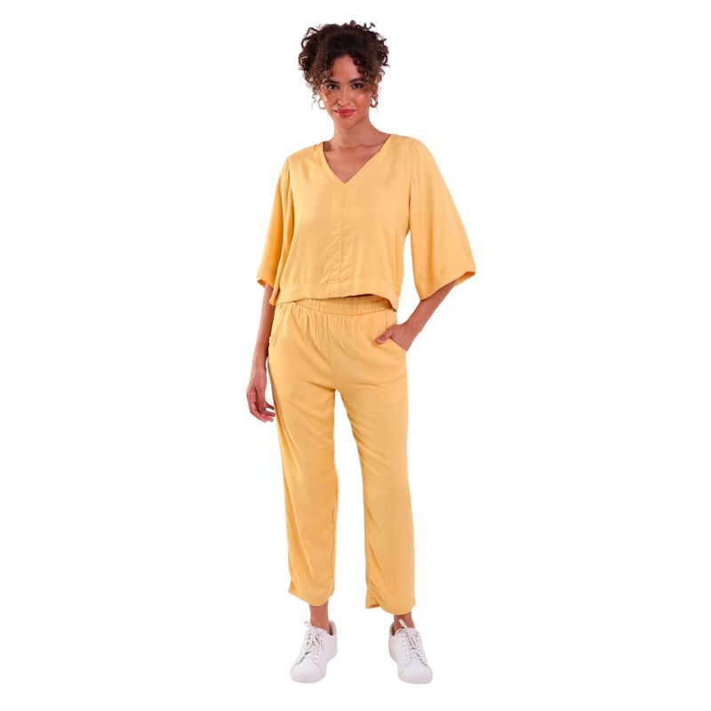 Calça Feminina Cenoura Heavy Twill