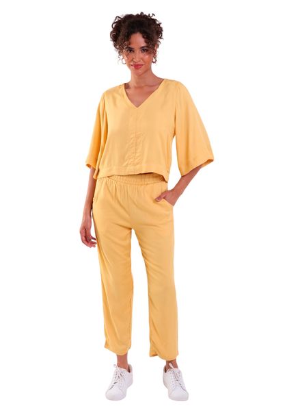 Calça Feminina Cenoura Heavy Twill