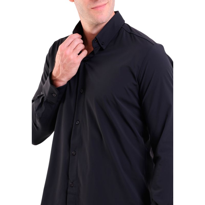 Camisa Social Microfibra Manga Longa Não Amassa