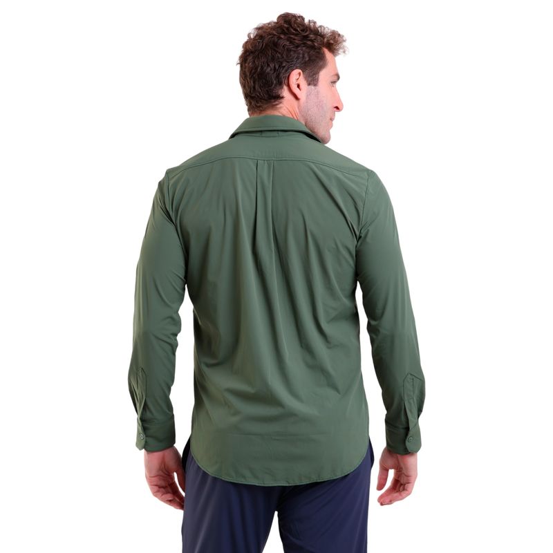 Camisa Social Microfibra Manga Longa Não Amassa