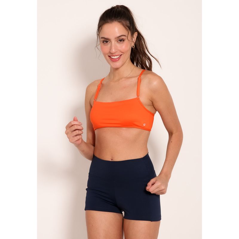 Short Tech Fitness Kelp com Bolsos Laterais