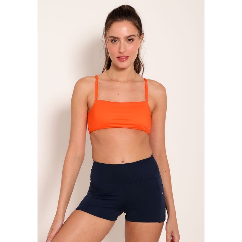 Short Tech Fitness Kelp com Bolsos Laterais