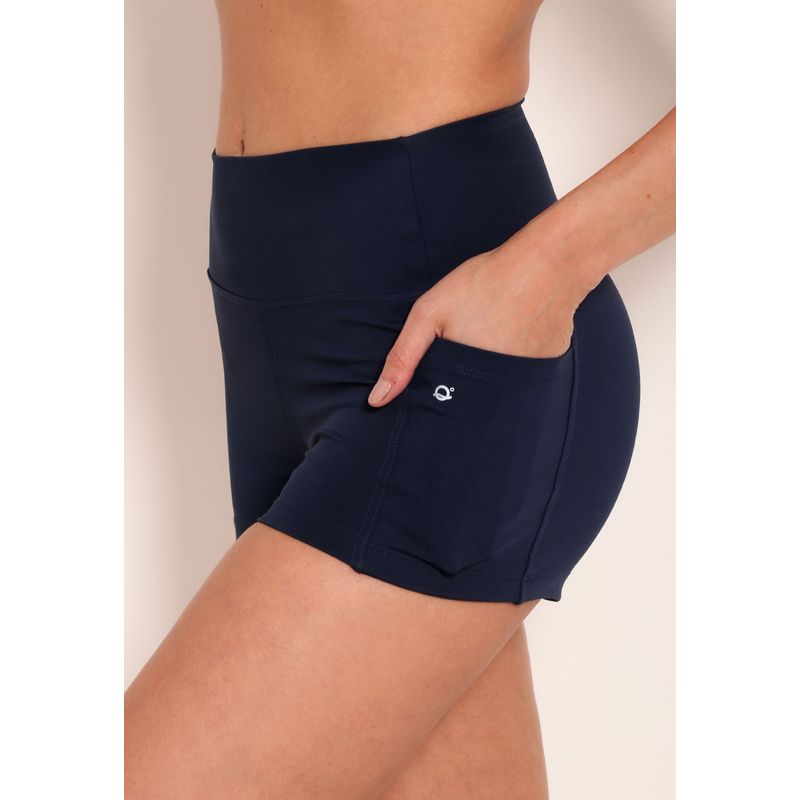 Short Tech Fitness Kelp com Bolsos Laterais