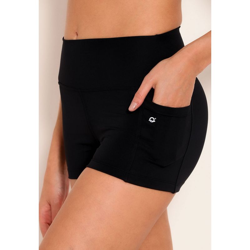Short Tech Fitness Kelp com Bolsos Laterais