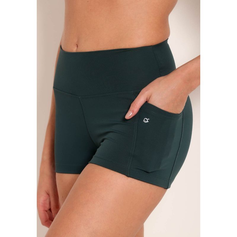 Short Tech Fitness Kelp com Bolsos Laterais