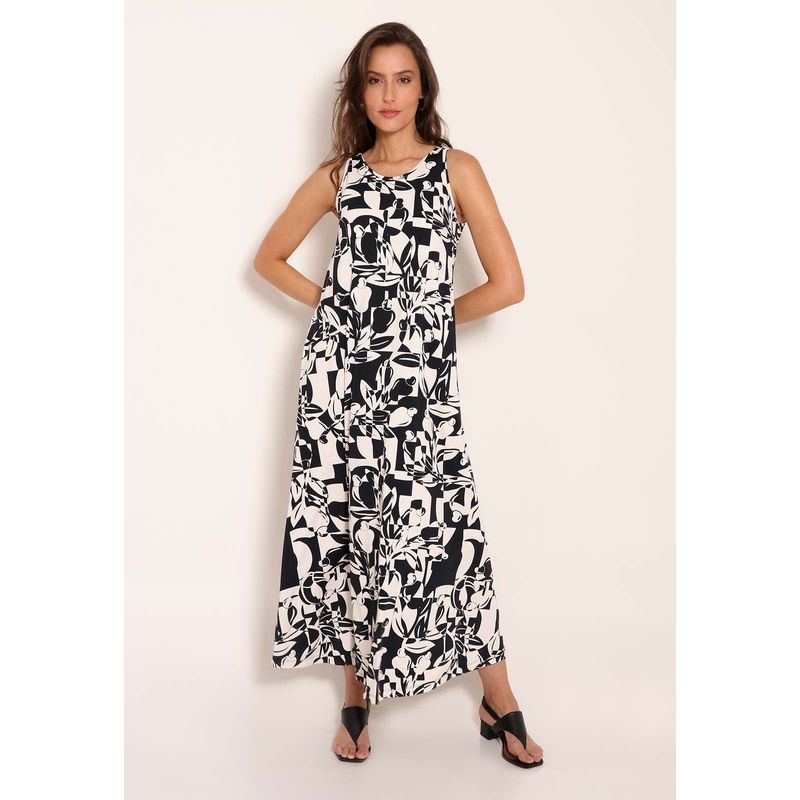 Vestido Fluxy Evase Amplo Cajuart