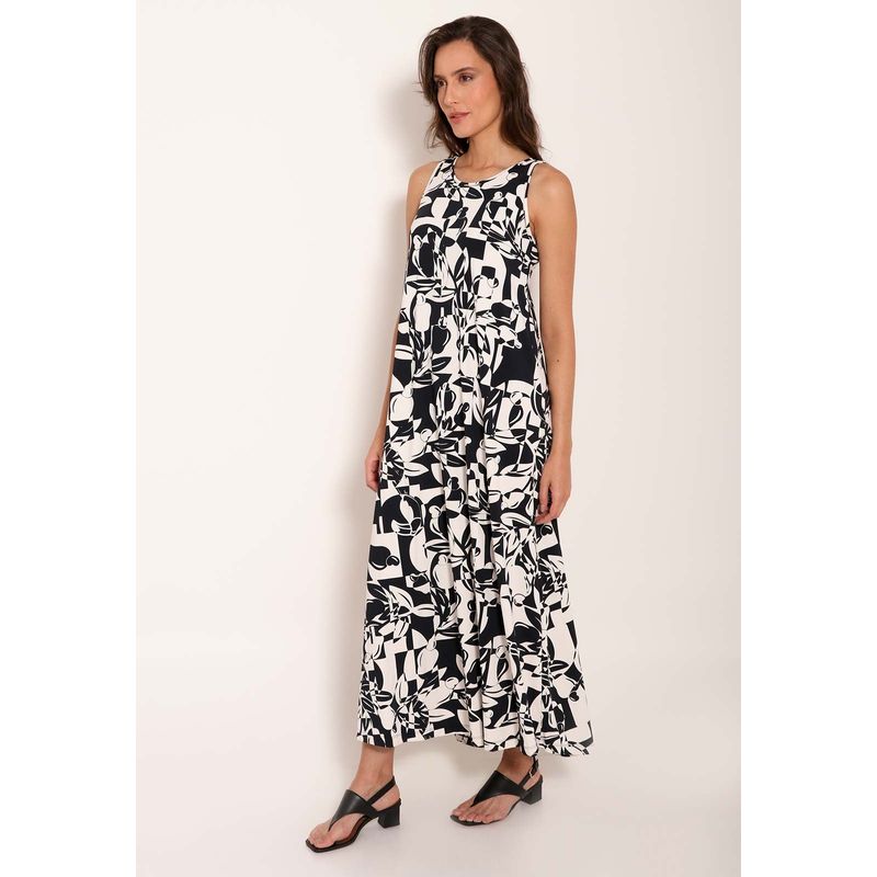 Vestido Fluxy Evase Amplo Cajuart