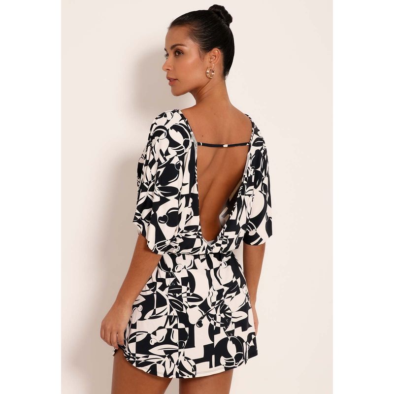 Vestido Fluxy Amplo Com Amarração Cajuart