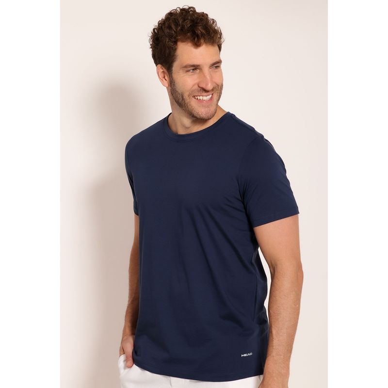 Camiseta Masculina Manga Curta Malha Pima Head