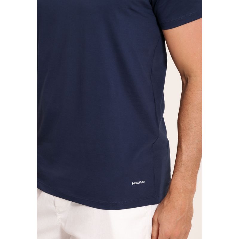 Camiseta Masculina Manga Curta Malha Pima Head