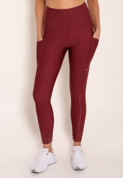 Calça Legging Progress 3D Com Recortes e Bolsos