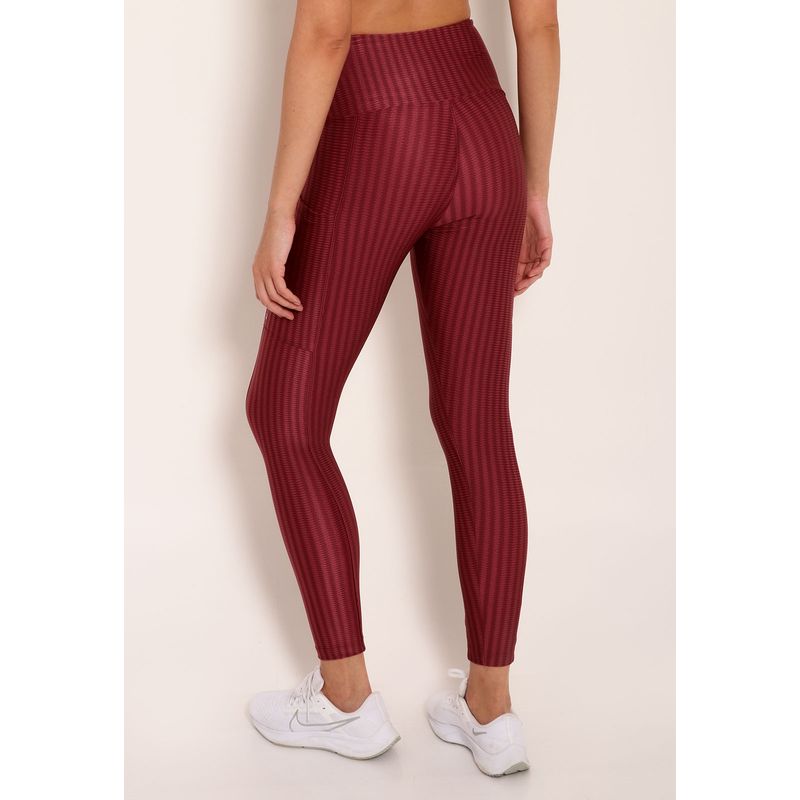 Calça Legging Progress 3D Com Recortes e Bolsos