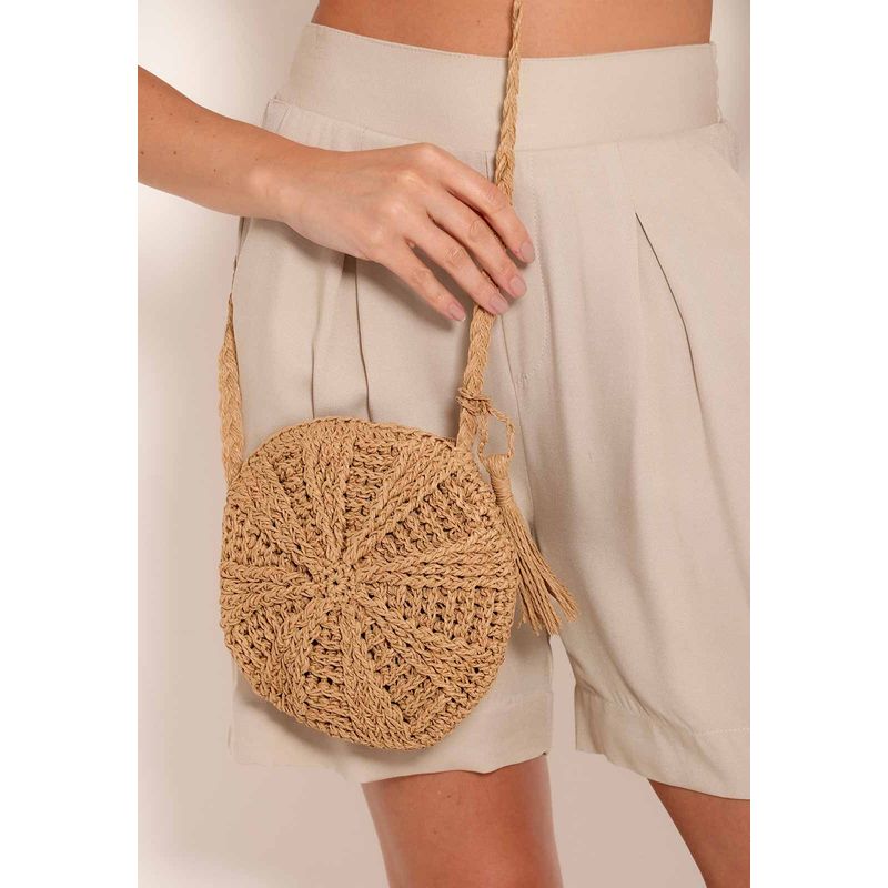 Bolsa Tiracolo Boho Redonda