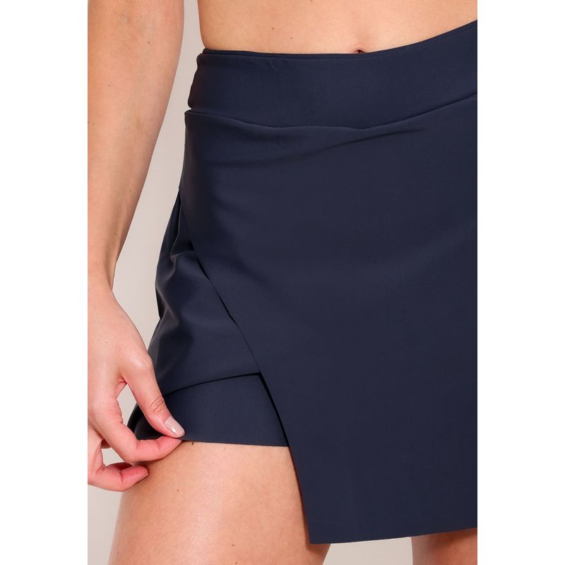 Short Saia Fitness Top Beach Corte À Fio